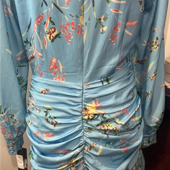 RACHEL Rachel Roy Floral Blue Dress - Picture 3 of 11